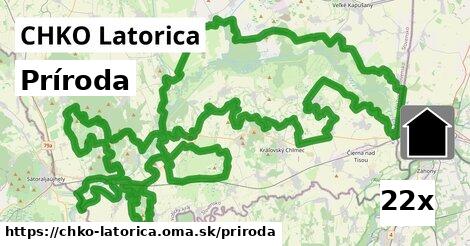 príroda v CHKO Latorica