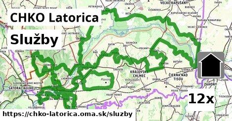 služby v CHKO Latorica