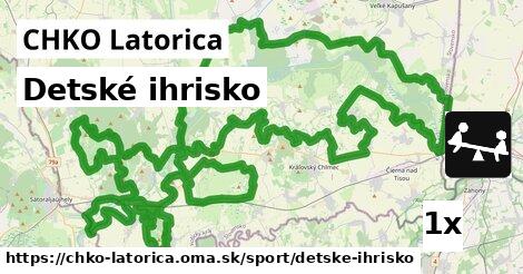 Detské ihrisko, CHKO Latorica