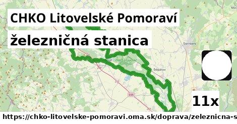 železničná stanica, CHKO Litovelské Pomoraví