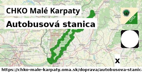 Autobusová stanica, CHKO Malé Karpaty