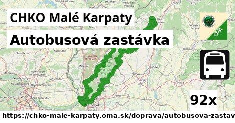 Autobusová zastávka, CHKO Malé Karpaty