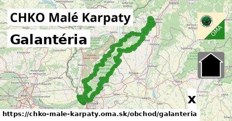 Galantéria, CHKO Malé Karpaty