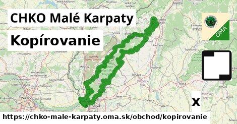 Kopírovanie, CHKO Malé Karpaty