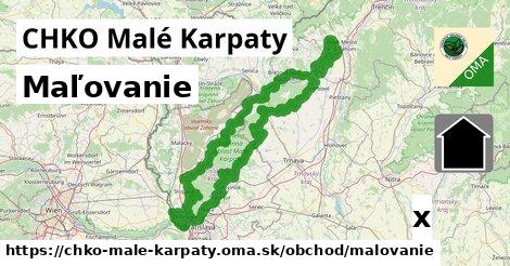 Maľovanie, CHKO Malé Karpaty