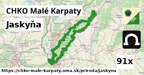 Jaskyňa, CHKO Malé Karpaty