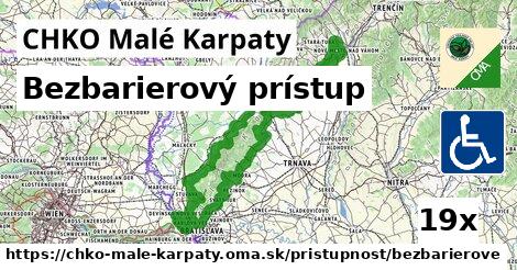 Bezbarierový prístup, CHKO Malé Karpaty