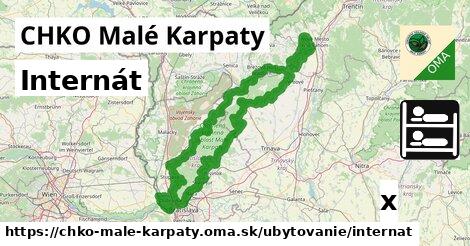 Internát, CHKO Malé Karpaty