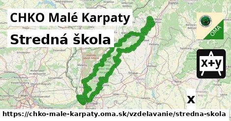 Stredná škola, CHKO Malé Karpaty