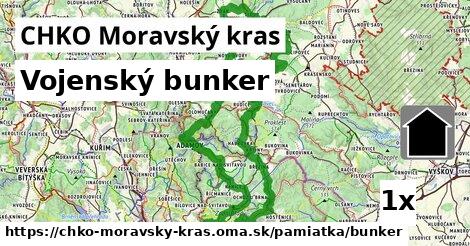 Vojenský bunker, CHKO Moravský kras
