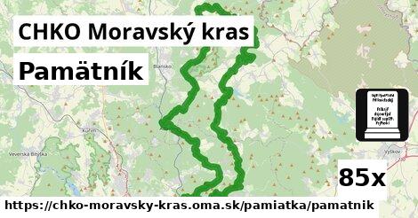 Pamätník, CHKO Moravský kras