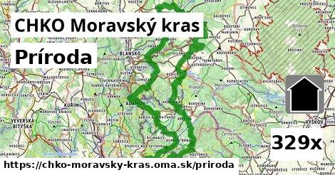 príroda v CHKO Moravský kras