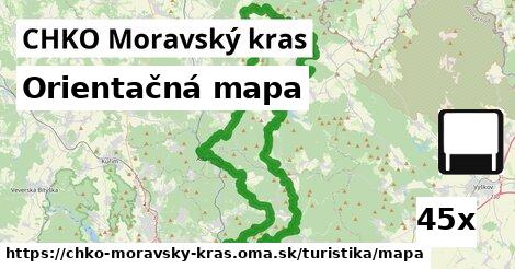 Orientačná mapa, CHKO Moravský kras
