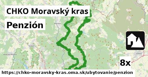 Penzión, CHKO Moravský kras