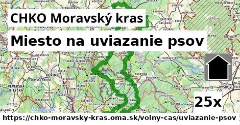 Miesto na uviazanie psov, CHKO Moravský kras