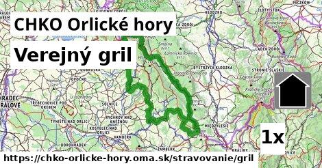 Verejný gril, CHKO Orlické hory