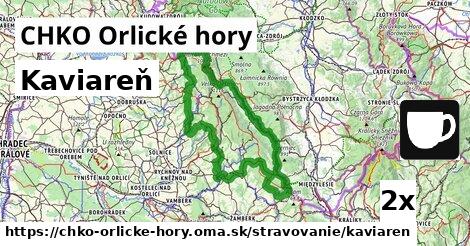 Kaviareň, CHKO Orlické hory