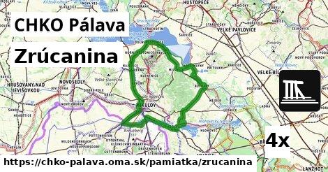 Zrúcanina, CHKO Pálava