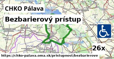 Bezbarierový prístup, CHKO Pálava