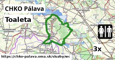 Toaleta, CHKO Pálava