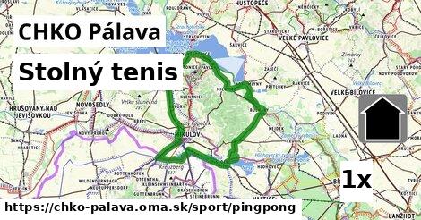 Stolný tenis, CHKO Pálava