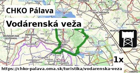 Vodárenská veža, CHKO Pálava