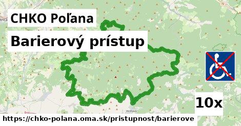 barierový prístup v CHKO Poľana