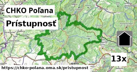 prístupnosť v CHKO Poľana