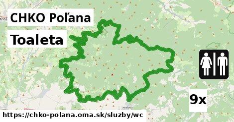 Toaleta, CHKO Poľana