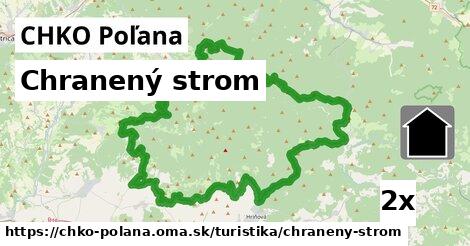 Chranený strom, CHKO Poľana