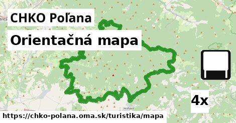Orientačná mapa, CHKO Poľana