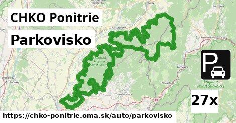 Parkovisko, CHKO Ponitrie