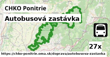 Autobusová zastávka, CHKO Ponitrie