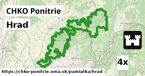 Hrad, CHKO Ponitrie