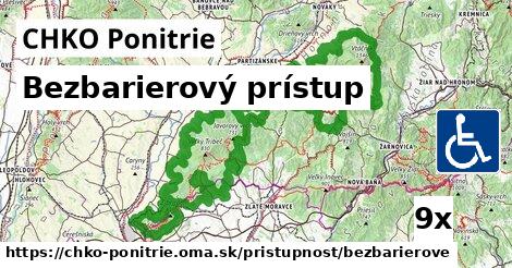 Bezbarierový prístup, CHKO Ponitrie