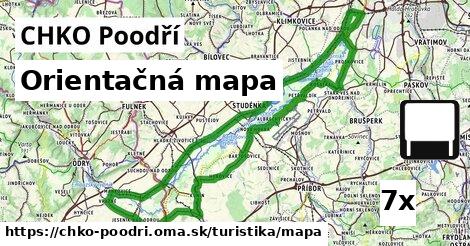 Orientačná mapa, CHKO Poodří