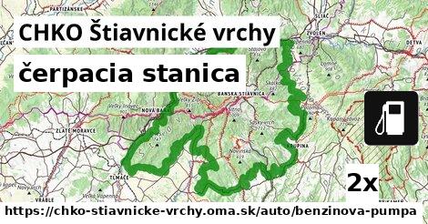 čerpacia stanica v CHKO Štiavnické vrchy