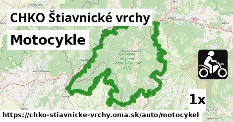 Motocykle, CHKO Štiavnické vrchy