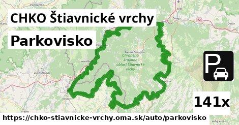 Parkovisko, CHKO Štiavnické vrchy