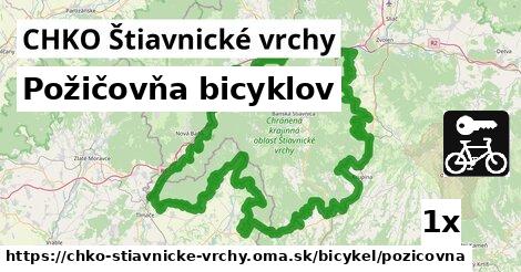Požičovňa bicyklov, CHKO Štiavnické vrchy
