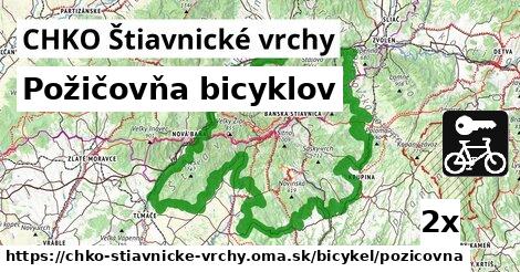 Požičovňa bicyklov, CHKO Štiavnické vrchy