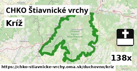 Kríž, CHKO Štiavnické vrchy