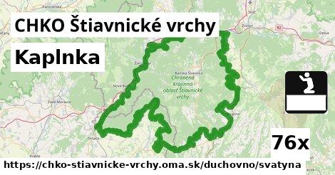 Kaplnka, CHKO Štiavnické vrchy