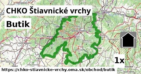 butik v CHKO Štiavnické vrchy
