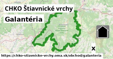 Galantéria, CHKO Štiavnické vrchy