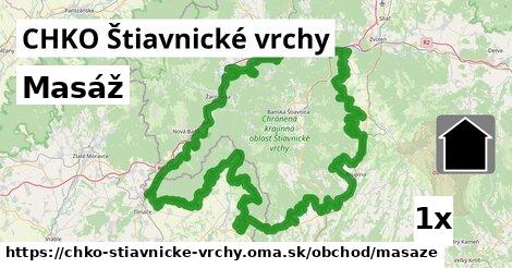 Masáž, CHKO Štiavnické vrchy