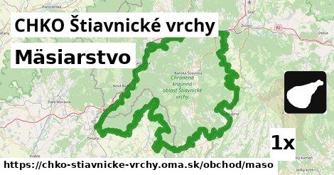 Mäsiarstvo, CHKO Štiavnické vrchy