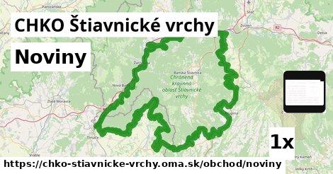 Noviny, CHKO Štiavnické vrchy