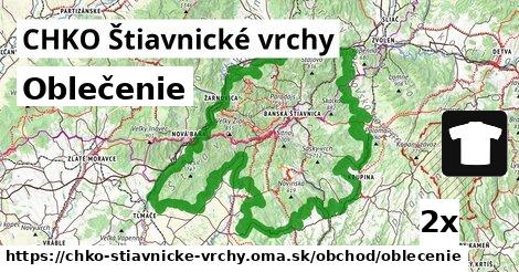 Oblečenie, CHKO Štiavnické vrchy