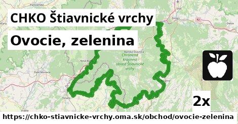 Ovocie, zelenina, CHKO Štiavnické vrchy